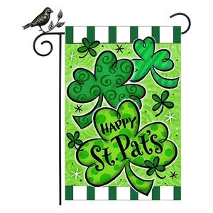 NEW St. Patrick's Day Double Sided Garden Flag 12 x 18 inch